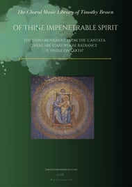 Of Thine Impenetrable Spirit SATB choral sheet music cover Thumbnail